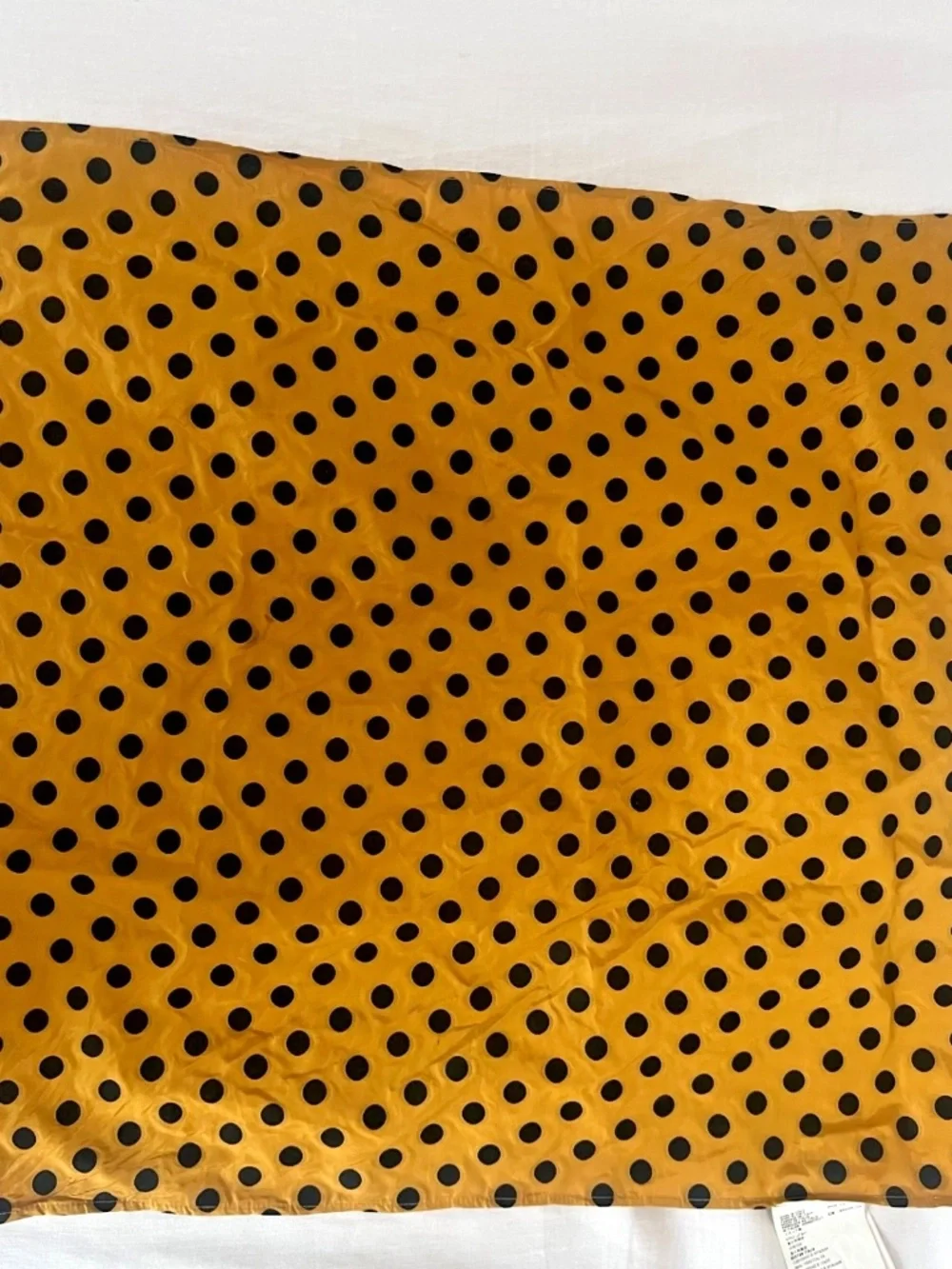 MIU MIU Silk Scarf, Polka Dot-Print, Never Worn, Square, 55 x 55 cm